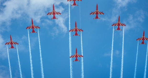 IAF's Surya Kiran conducts Air Show At Puri