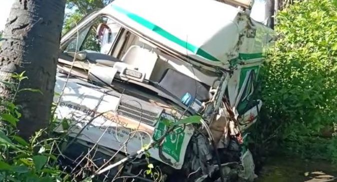 Patient among two killed as ambulance meets with accident
