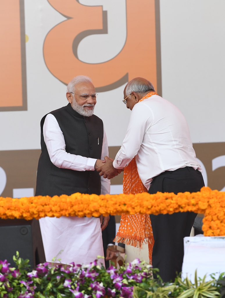 PM congratulates Shri Bhupendrabhai Patel on taking oath as CM of Gujarat