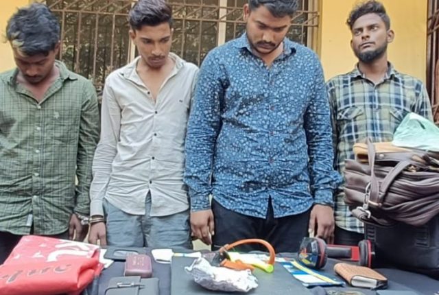 Interstate car glass window breaker gang busted, 4 arrested in Bhubaneswar