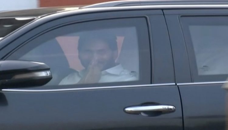 Andhra CM Jagan Mohan Reaches Bhubaneswar