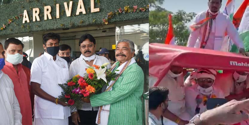 ନୂତନ କୃଷି ବିଲକୁ ବିରୋଧ : କଂଗ୍ରେସର ଭୁବନେଶ୍ୱର-କଟକ ଟ୍ରାକ୍ଟର ରାଲି