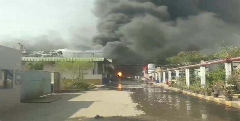 ଔଷଧ କାରଖାନାରେ ବିସ୍ଫୋରଣ : ୮ ଆହତ