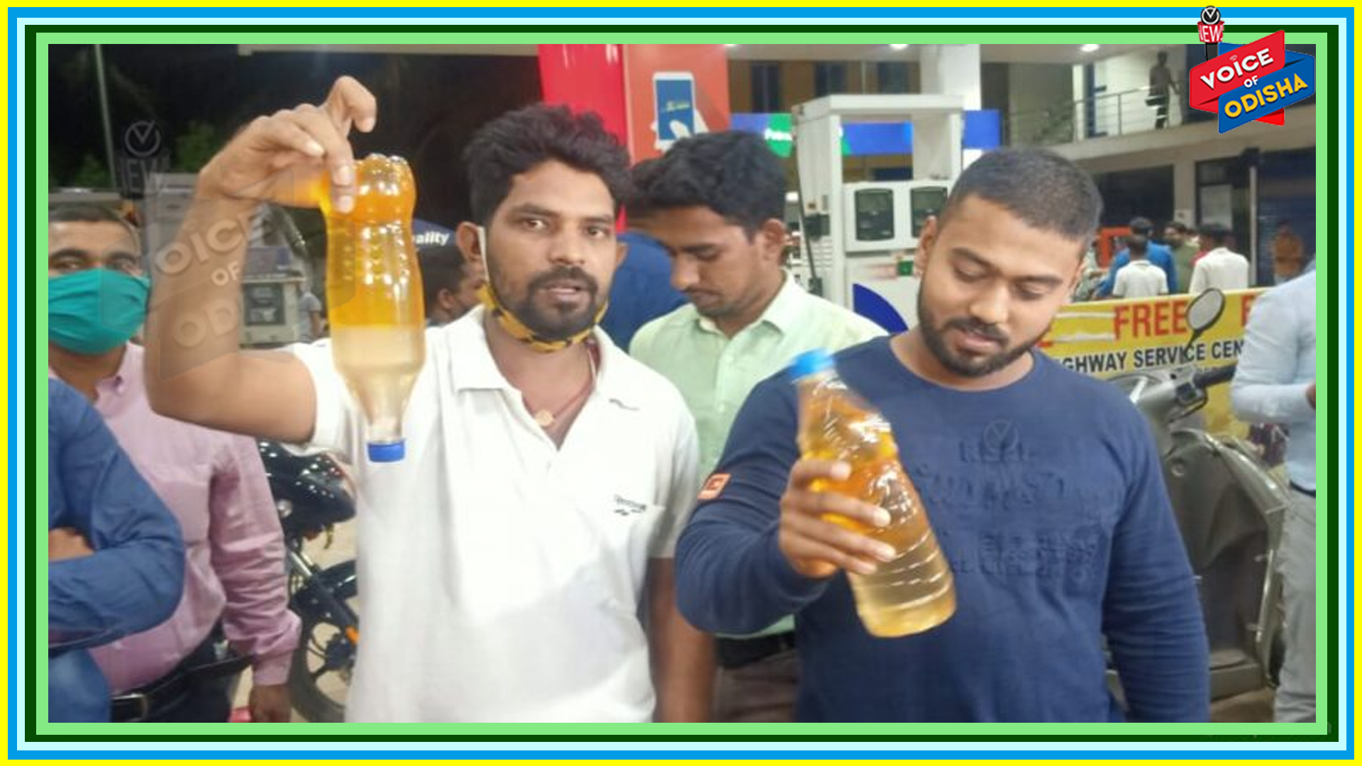 ଭୁବନେଶ୍ୱର ପେଟ୍ରୋଲରେ ମିଶୁଛି ପାଣି , ପମ୍ପ ବନ୍ଦ କଲା ପୁଲିସ