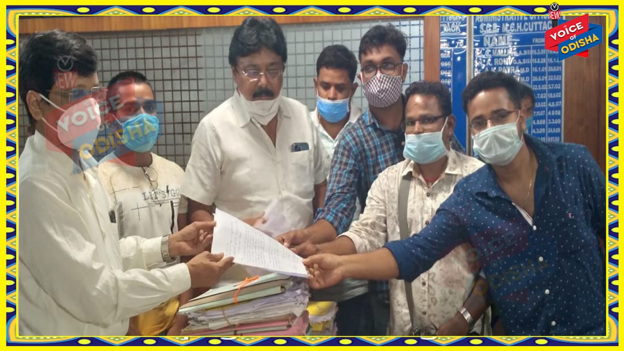 ପୁନଃ ନିୟୋଜନ ଦାବିରେ ଏସସିବି ସୁପରିଟେଣ୍ଡେଟଙ୍କୁ ସ୍ମାରକ ପତ୍ର