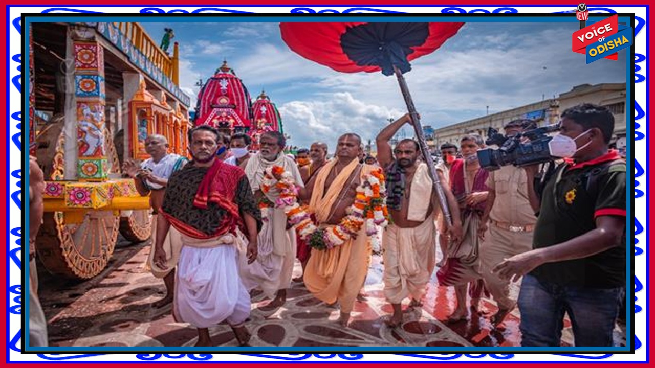 ରଥଯାତ୍ରା : ତିନି ରଥରେ ଶ୍ରୀଜିଉଙ୍କ ଆଜ୍ଞାମାଳ ବିଜେ