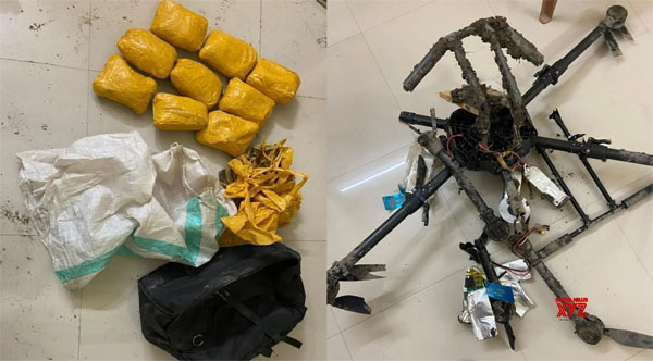 ‌ଡ୍ରୋନ୍‌ରେ ଆସୁଥିଲା ହେରୋଇନ୍, ଖସେଇଲା ବିଏସ୍‌ଏଫ୍