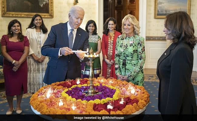 ଦୀପାବଳି ପାଳନ କଲେ ଆମେରିକା ରାଷ୍ଟ୍ରପତି ଜୋ ବାଇଡେନ 