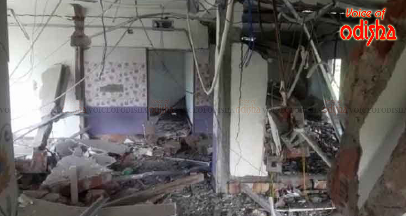 ତିନିମହଲା କୋଠାରେ ବିସ୍ପୋରଣ