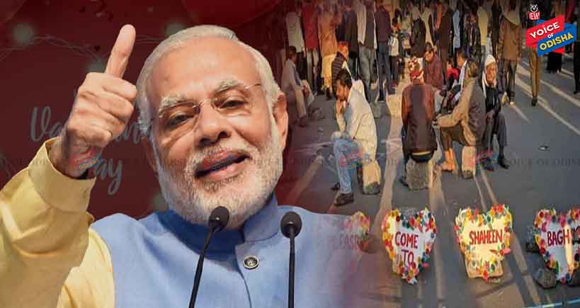 ମୋଦୀ ପାଳିବେ ଭାଲେନ୍ଟାଇନ୍ସ ଡେ,ଶାହୀନବାଗରୁ ଆସିଲା ଡାକରା