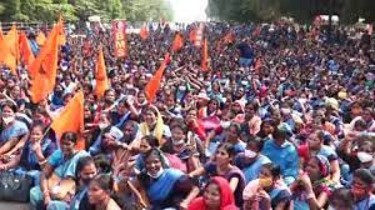 ଅହୋରାତ୍ର ଧାରଣାରେ ଆଶା କର୍ମୀ