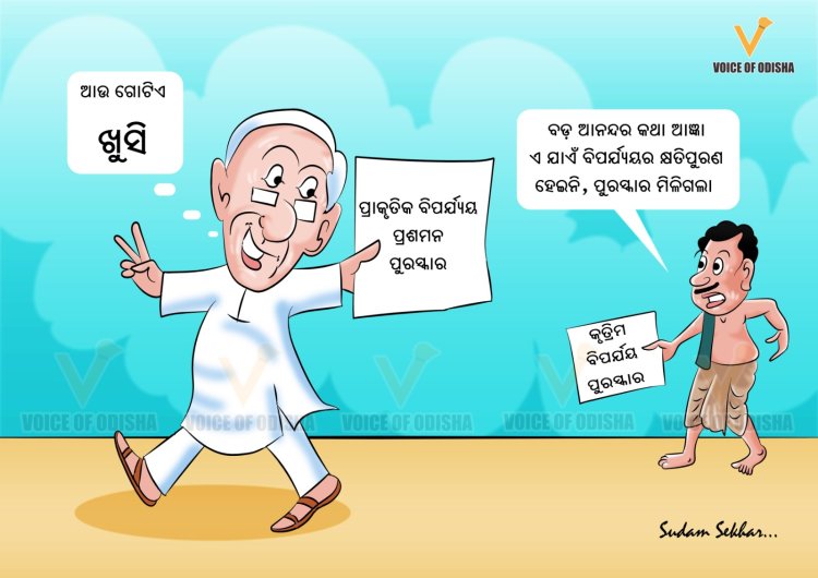 ପ୍ରାକୃତିକ ବିପର୍ଯ୍ୟୟ ପ୍ରଶମନ ପୁରସ୍କାର ପାଇଲା ଓଡିଶା