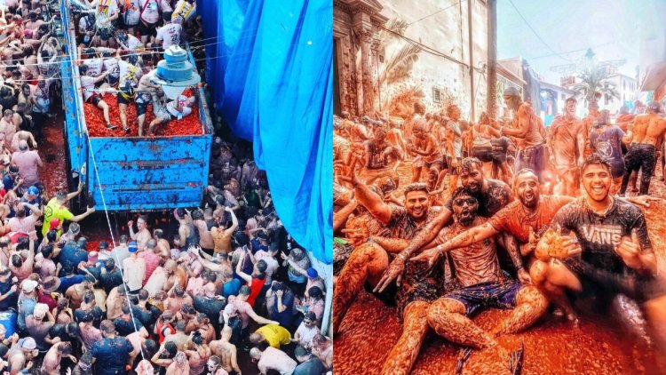 ଟମାଟୋ ଫିଙ୍ଗା ପ୍ରଥା....