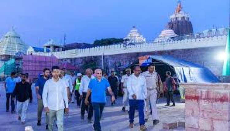 ପୁରୀରେ ଭି.କେ ପାଣ୍ଡିଆନ୍‌ଙ୍କ ସମୀକ୍ଷା