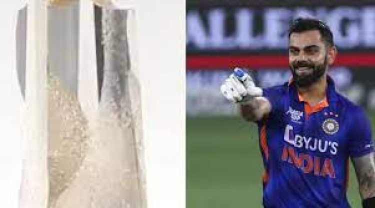 କୋହଲିଙ୍କୁ ୨୬ ଲକ୍ଷର ସୁନାର ବ୍ୟାଟ୍ ପ୍ରଦାନ