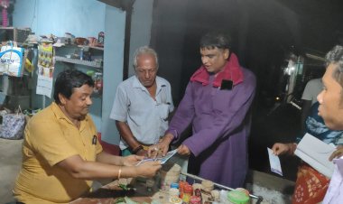 ମୋରଡ଼ା ନିର୍ବାଚନମଣ୍ଡଳୀର  କଂଗ୍ରେସ ବିଧାୟିକ ପ୍ରାର୍ଥୀ ପ୍ରଭାସ କର ମହାପାତ୍ରଙ୍କ ପ୍ରଚାର