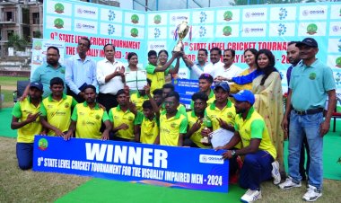 ୯ମ ରାଜ୍ୟସ୍ତରୀୟ ଦୃଷ୍ଟିହୀନ ପୁରୁଷ କ୍ରିକେଟ୍ ଟୁର୍ଣ୍ଣାମେଣ୍ଟ୍ ଉଦଯାପିତ। କୋରାପୁଟ ଚାମ୍ପିୟାନ୍